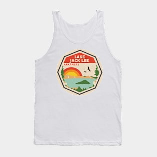 Lake Jack Lee Arkansas Colorful Scene Tank Top